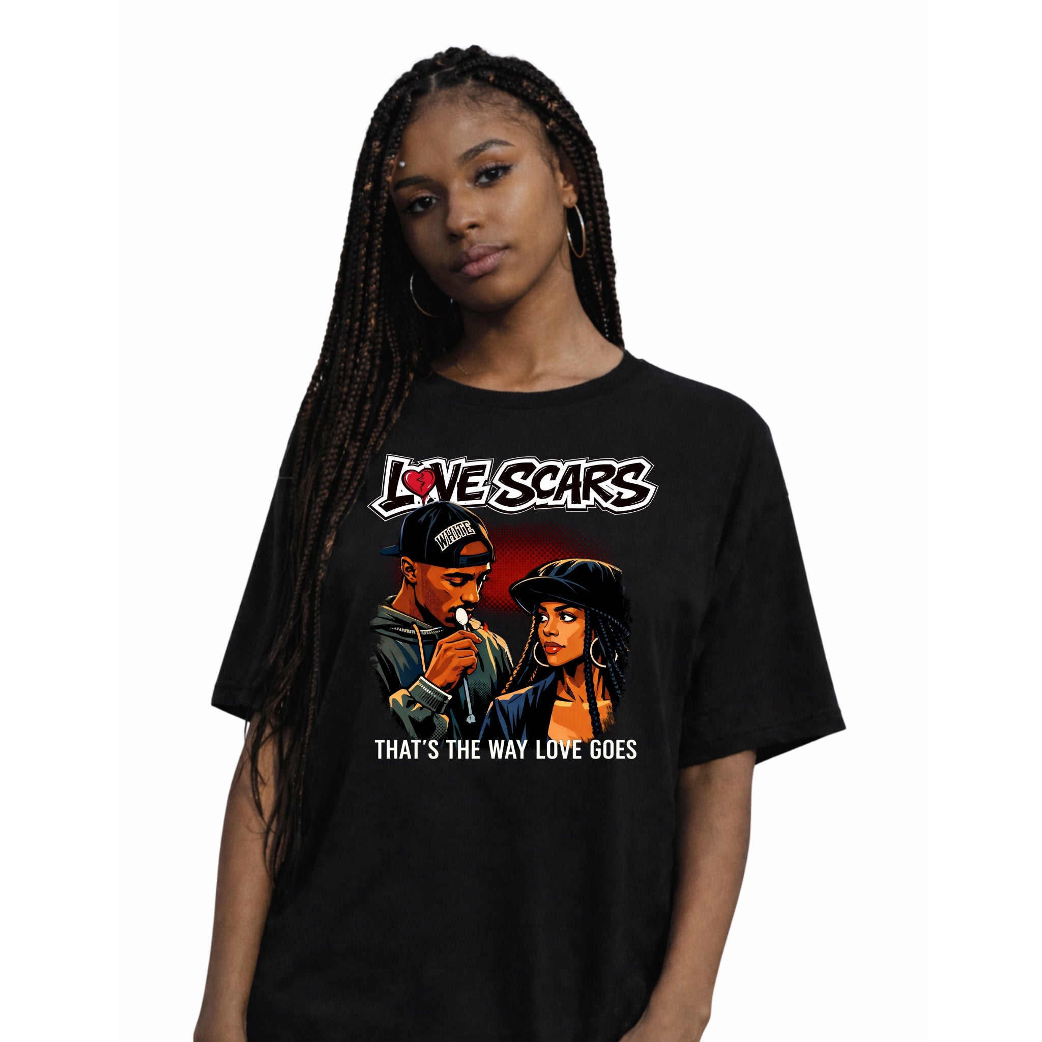 LOVE SCARS — Black Cinema Series Tee