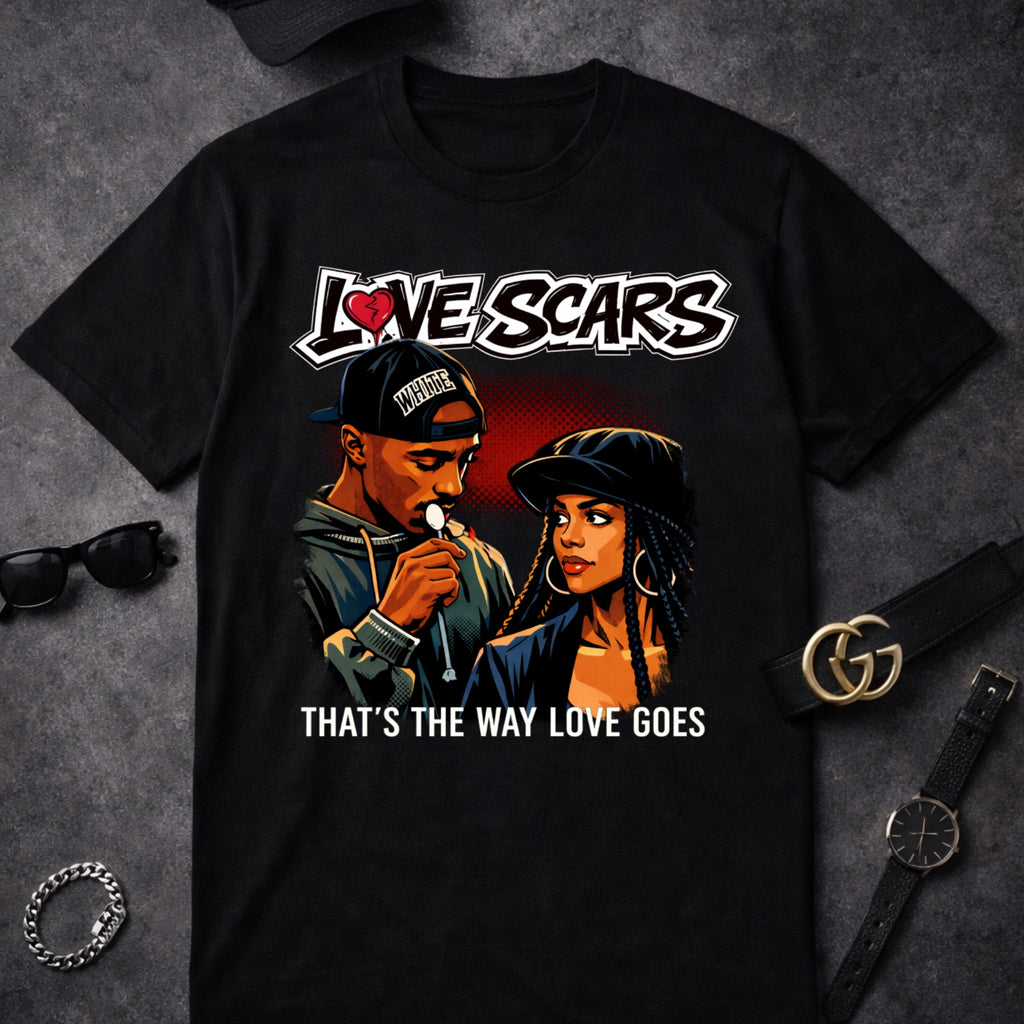 LOVE SCARS — Black Cinema Series Tee