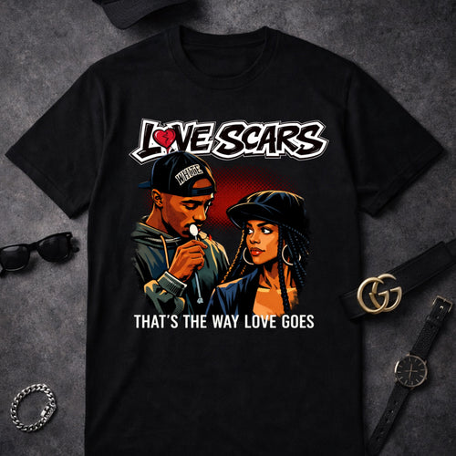 LOVE SCARS — Black Cinema Series Tee